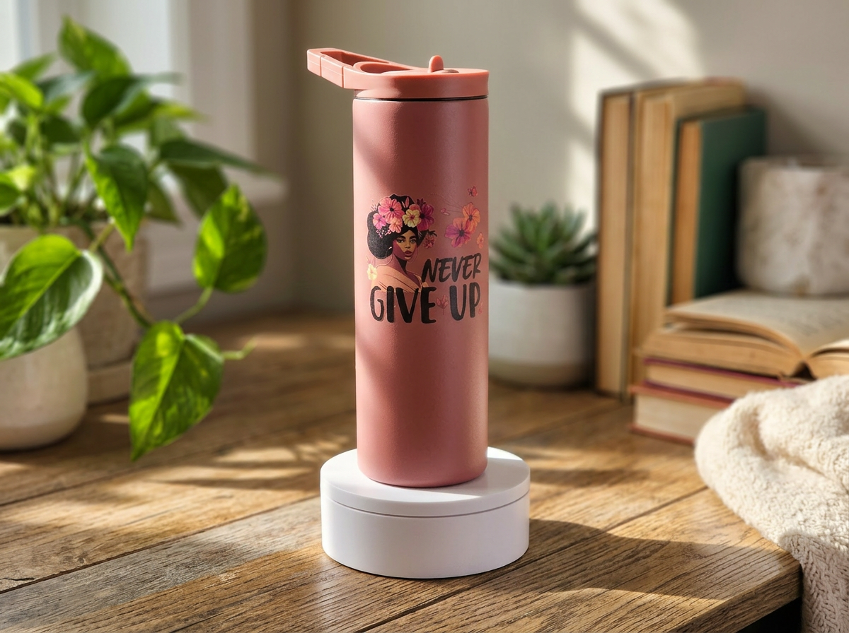 Never Give Up 20 oz Skinny Cranberry PC